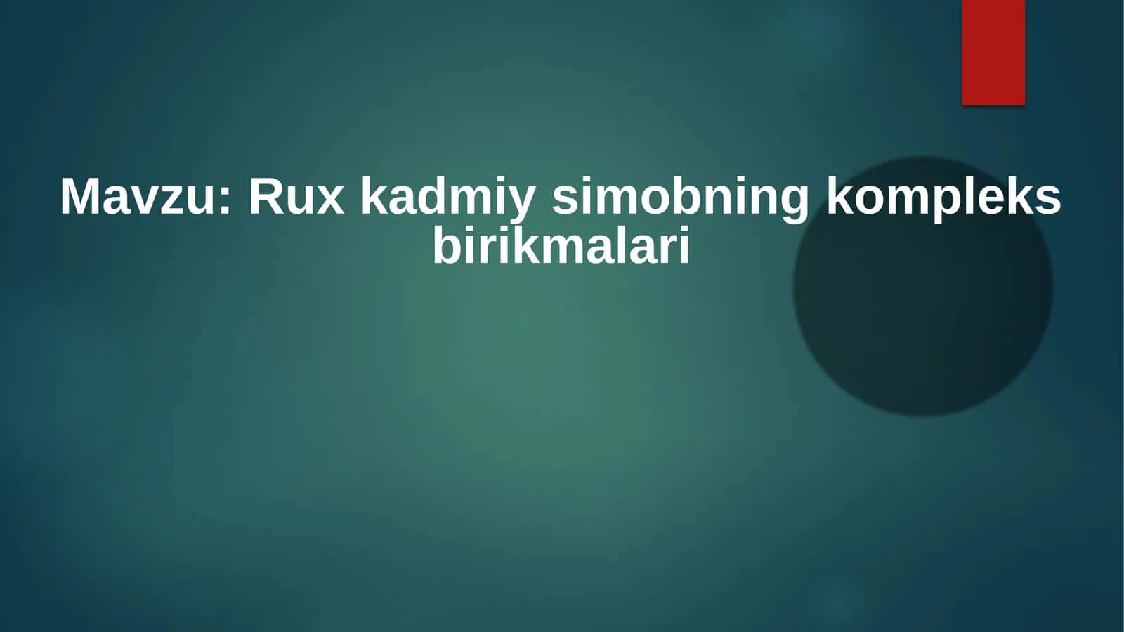 Ruxkadmiysimobningkompleksbirikmalari