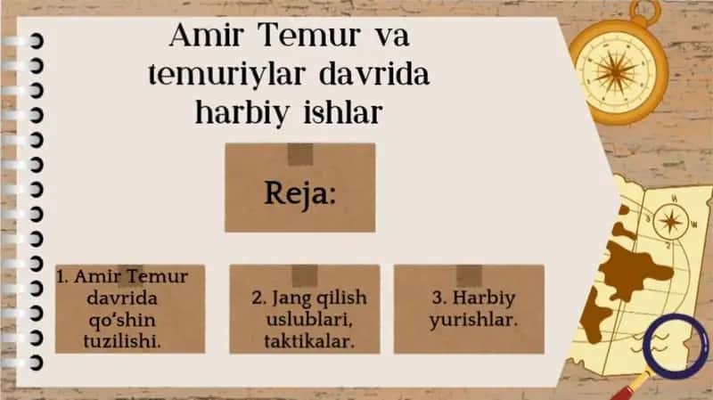 Amir Temur va Temuriylar davrida harbiy ishlar