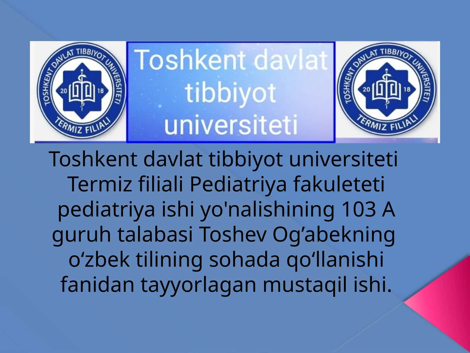 Shifokorning nutq madaniyati