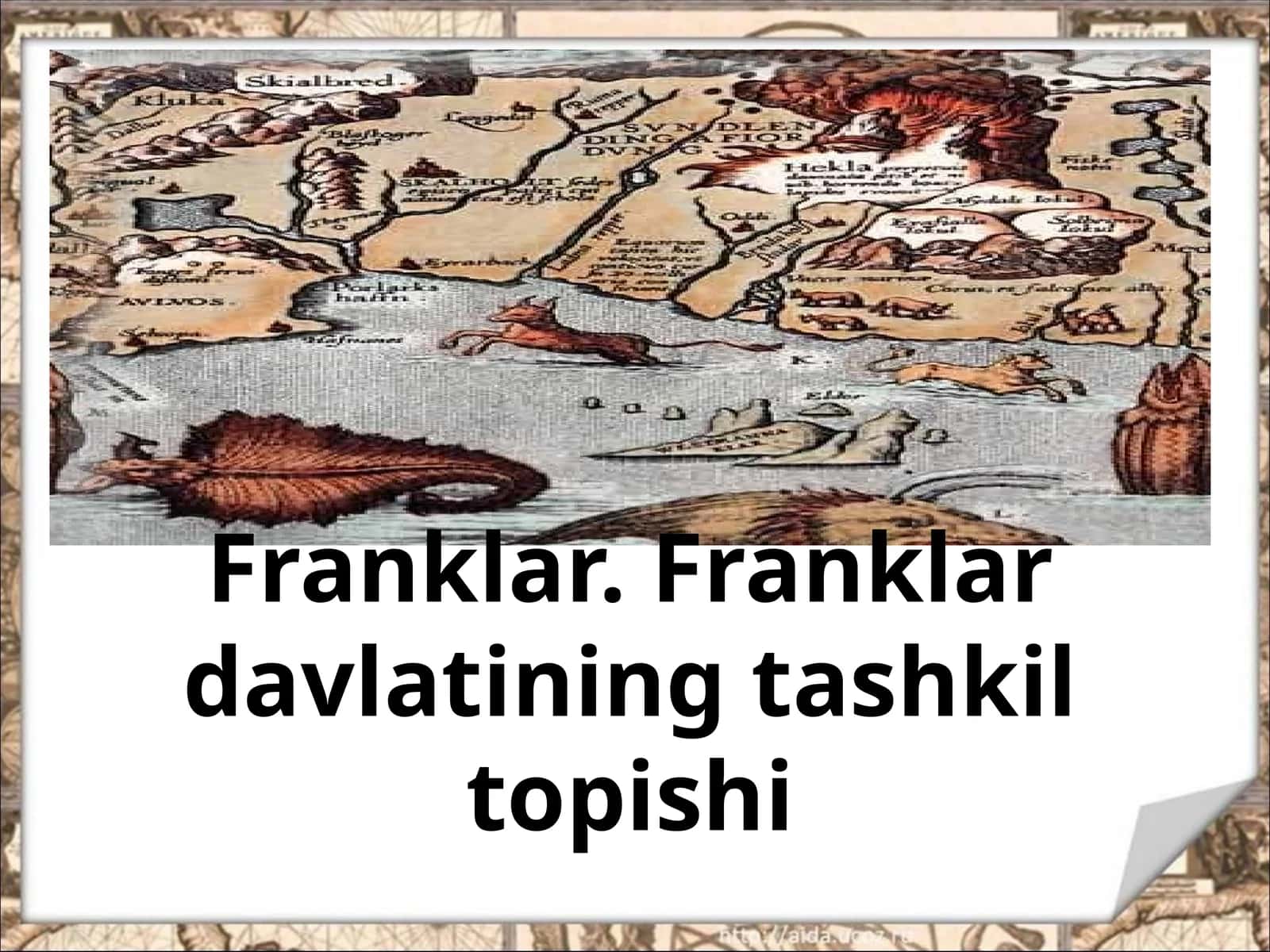 Franklar davlati 7- sinf jahon