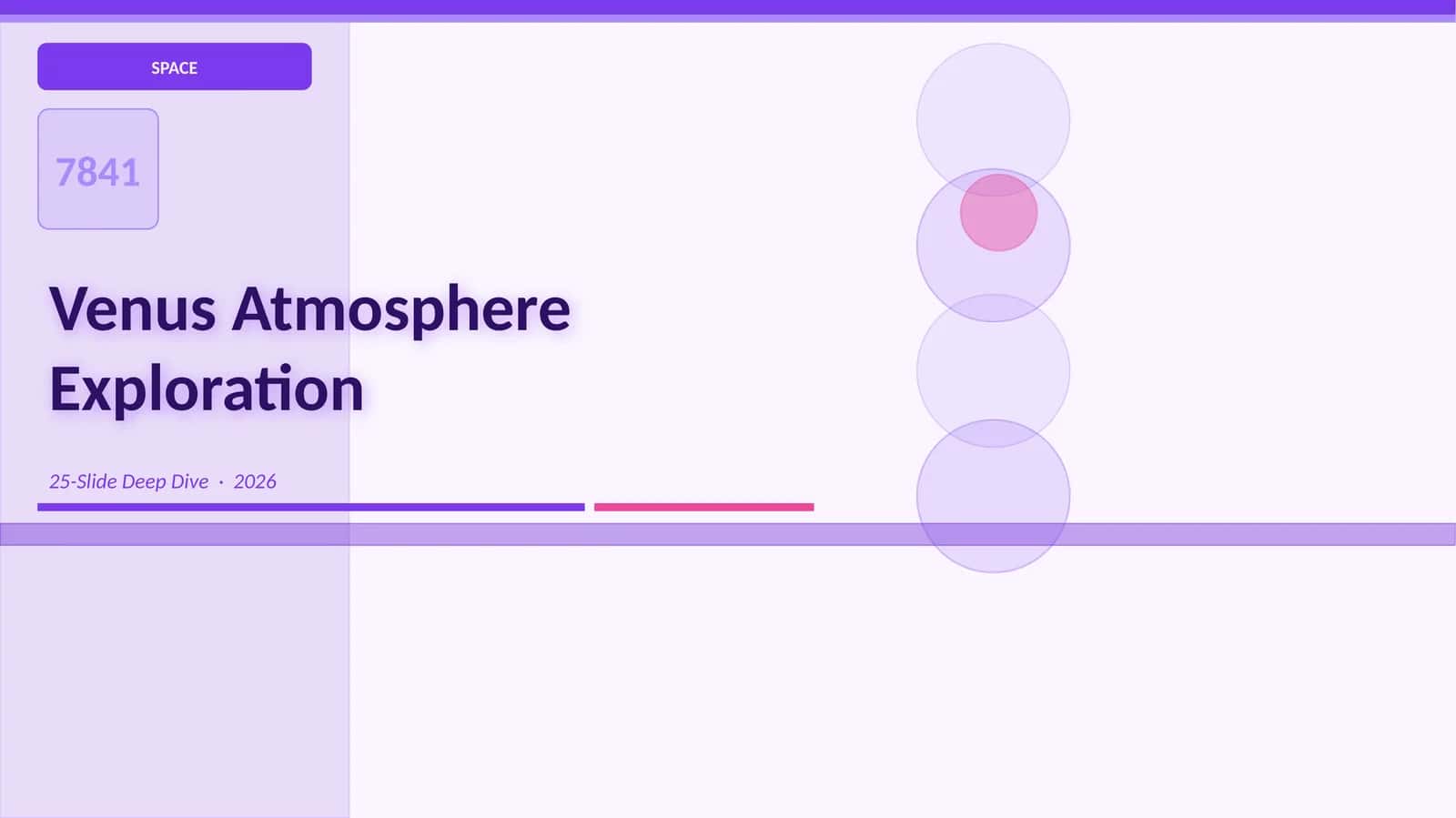 Venus Atmosphere Exploration