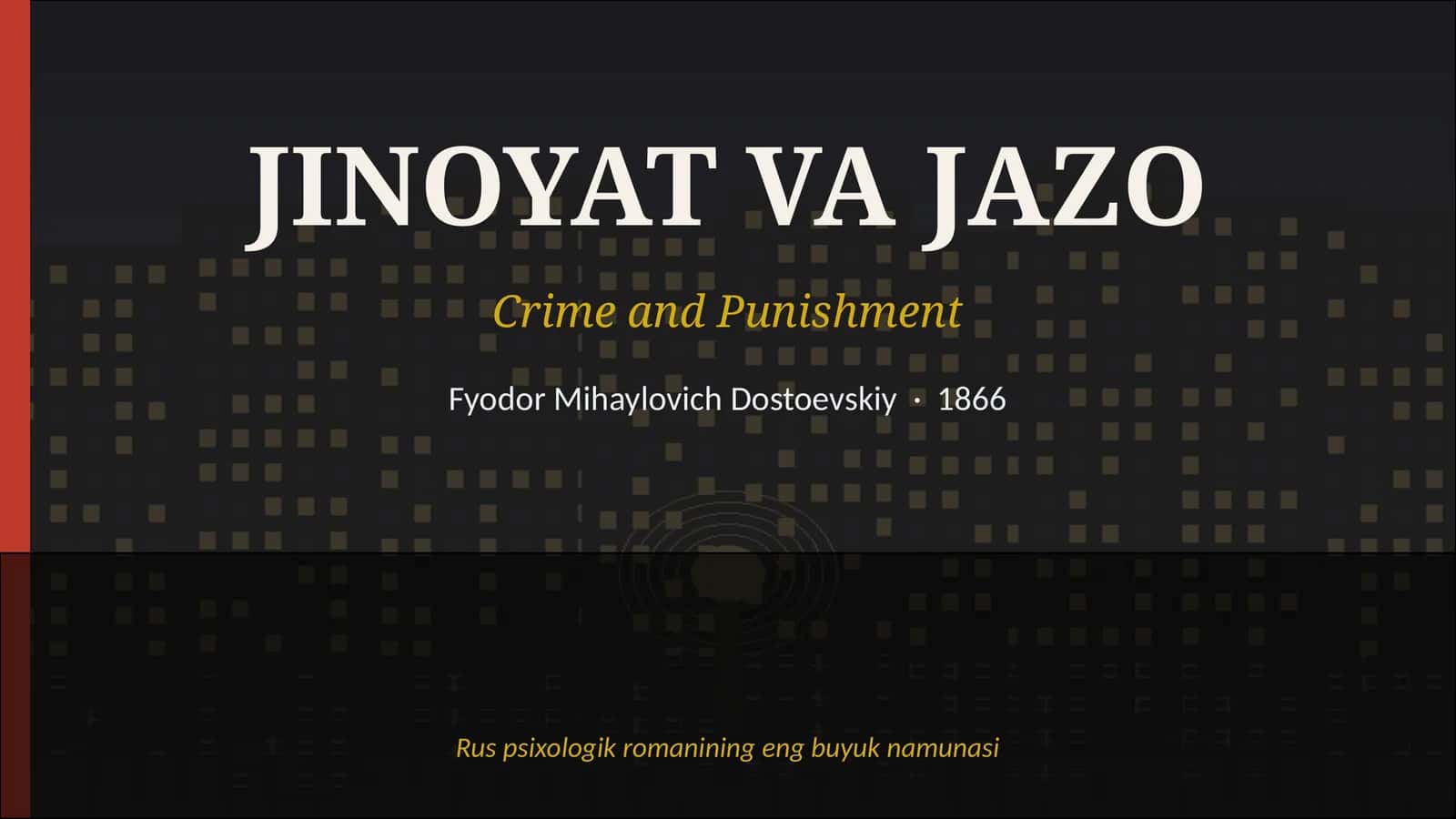 Jinoyat va jazo