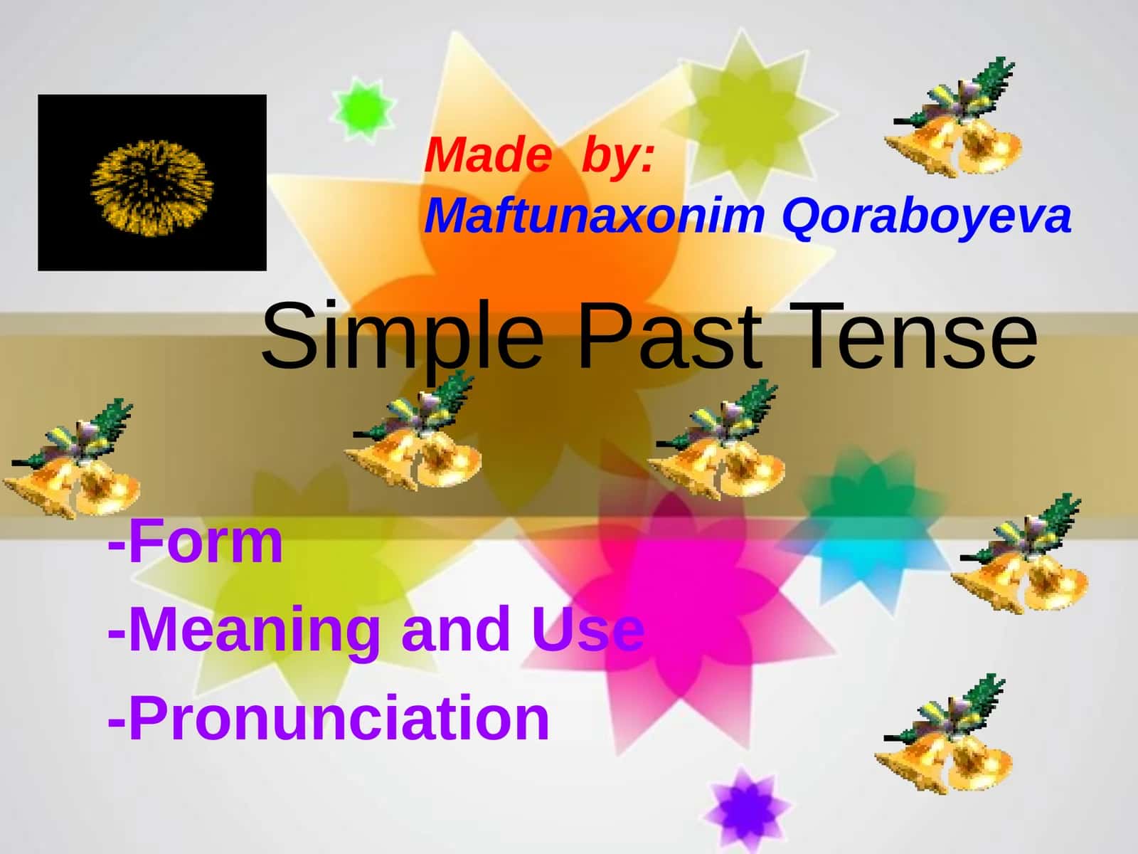 Simple Past Tense