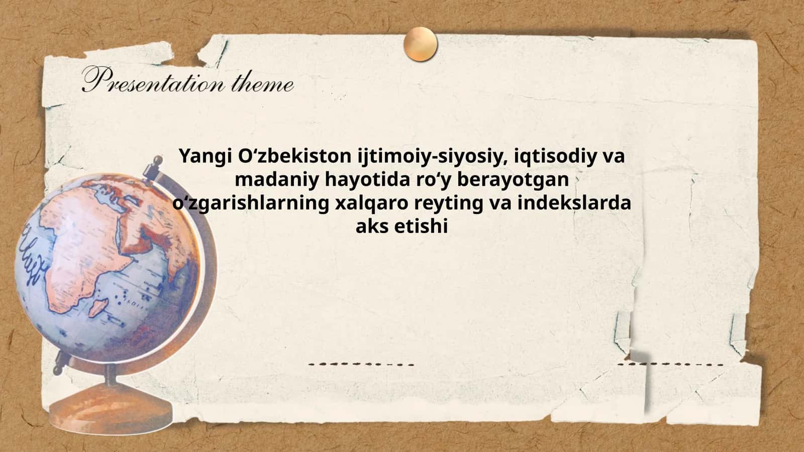 Yangi Oʻzbekiston ijtimoiy-siyosiy, iqtisodiy va madaniy hayotida oʻzgarishlar