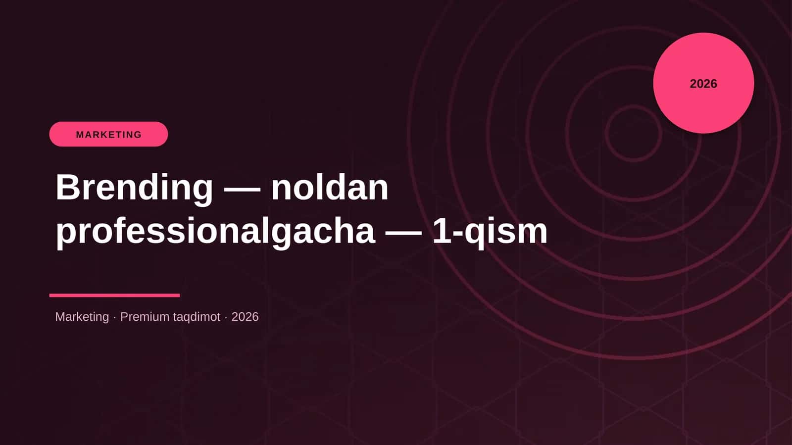 Brending — noldan professionalgacha — 1-qism