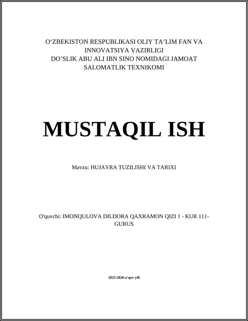 Hujayra Nazariyasi