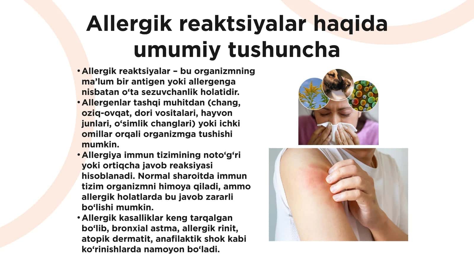 allergik reaktsiyalar