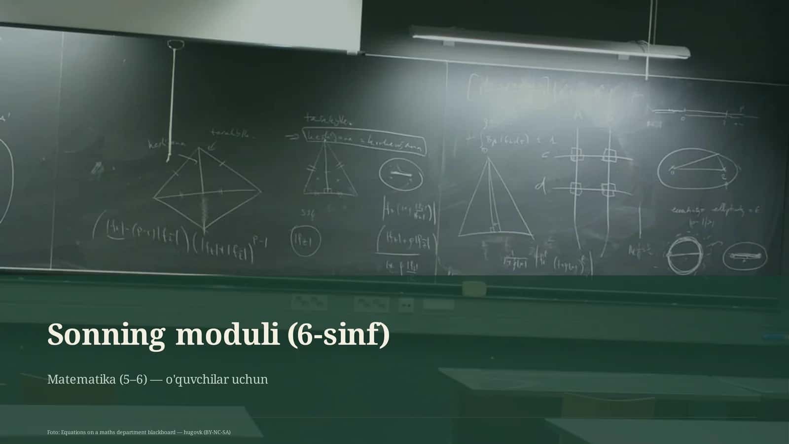 Sonning moduli (6-sinf)