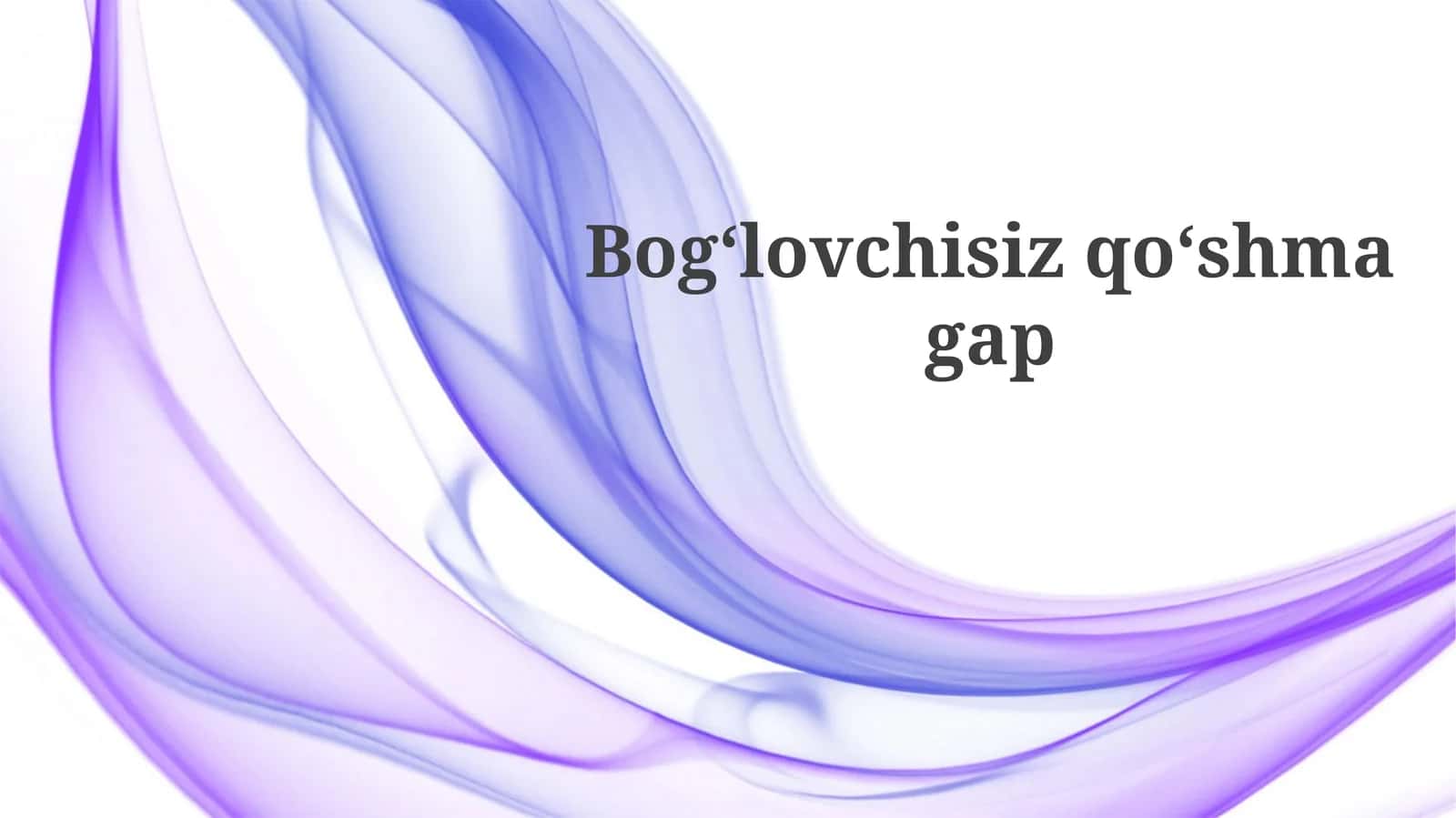 Bog'lovchisiz qo'shma gaplar: Tuzilishi va Ma'nolari