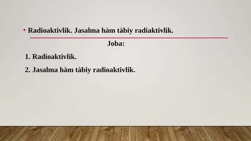 Radioaktivlik