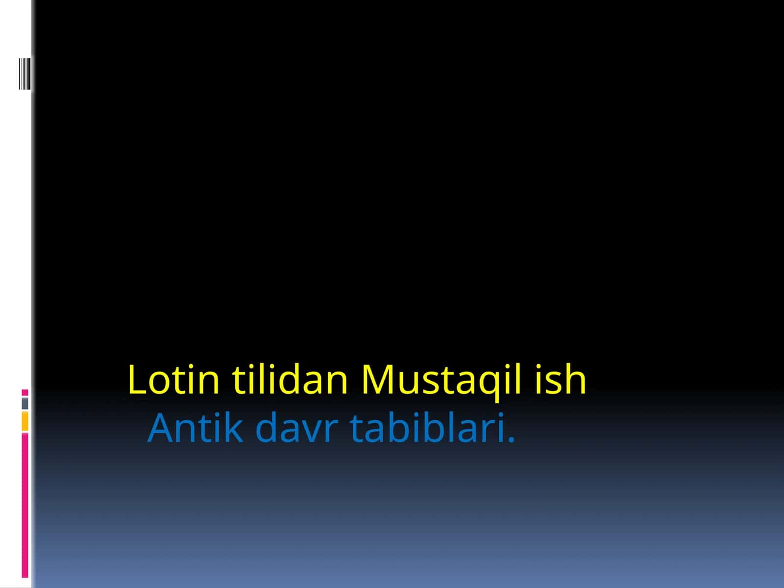 Antik davr tabiblari