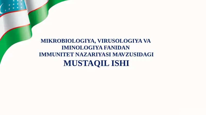 Immunitet Nazariyasi: Tananing Himoya Qal'asi