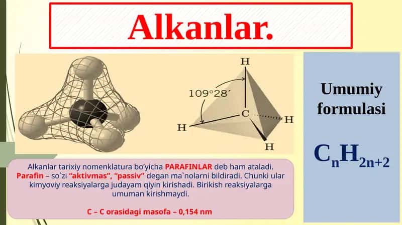Alkanlar
