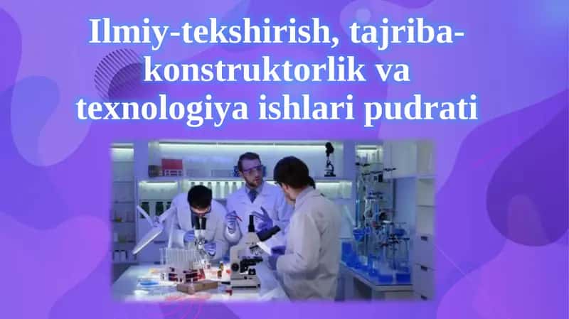Ilmiy-tekshirish, tajriba-konstruktorlik va texnologiya ishlari pudrati