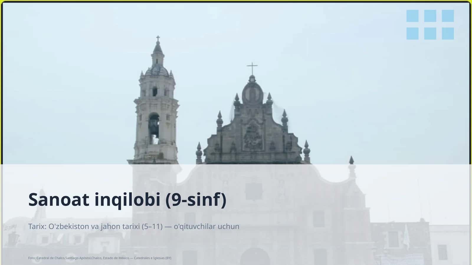 Sanoat inqilobi (9-sinf)