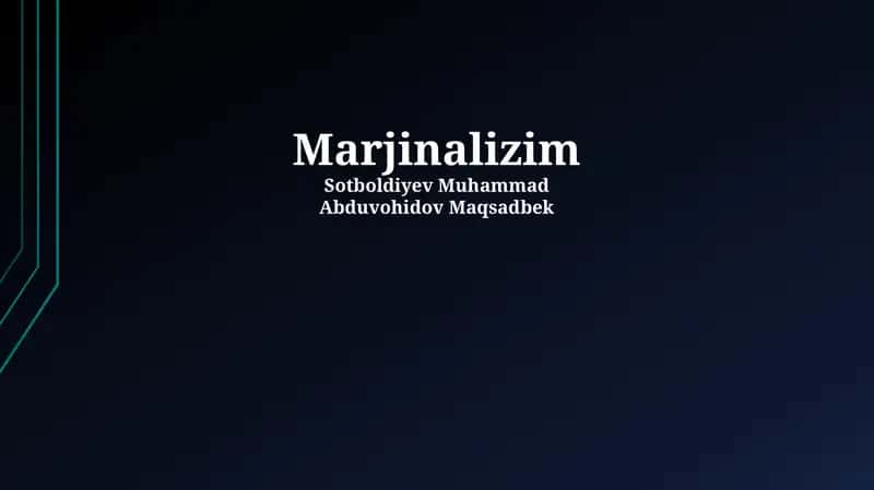 Marginalizm