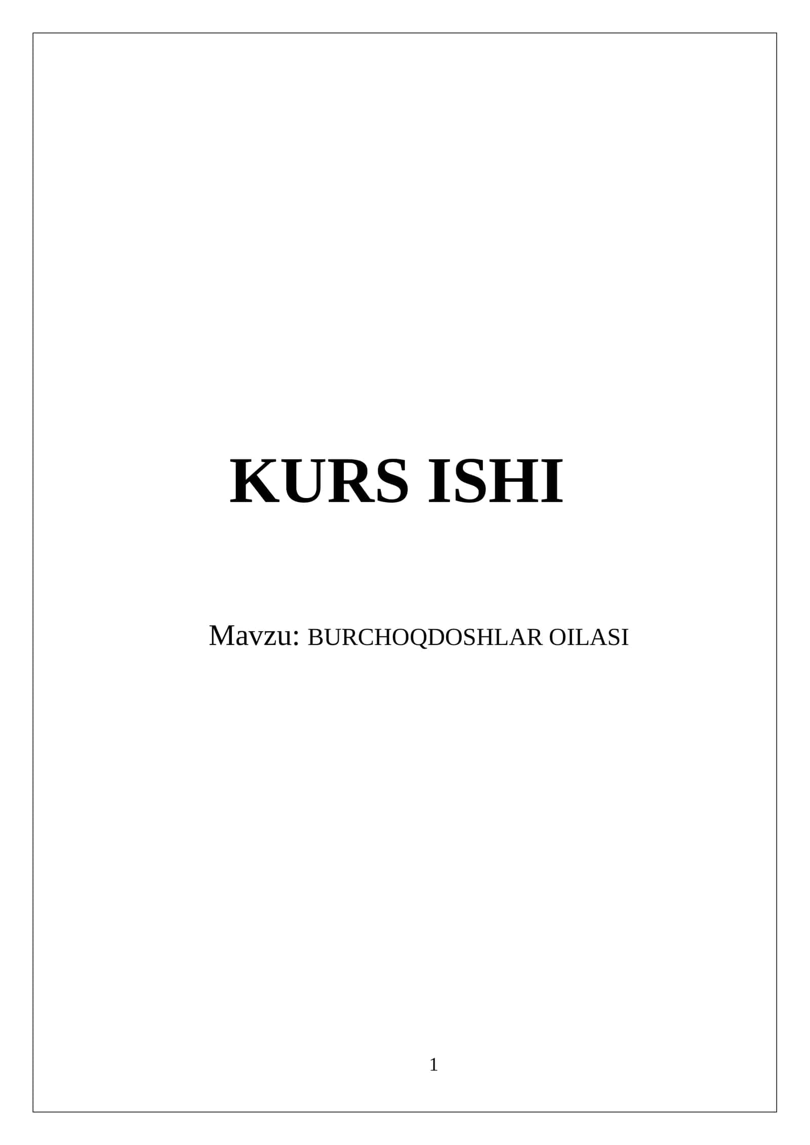 BURCHOQDOSHLAR OILASI