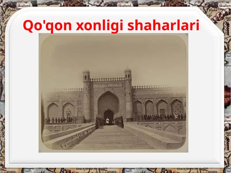 Qo'qonxonligishaharlari