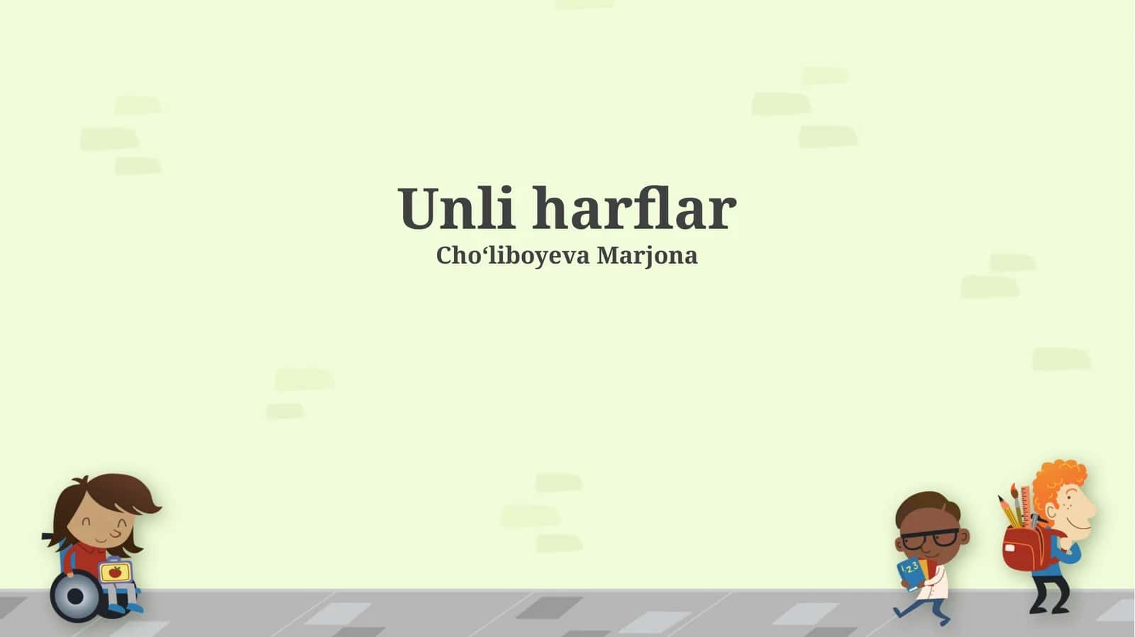 Unli harflar