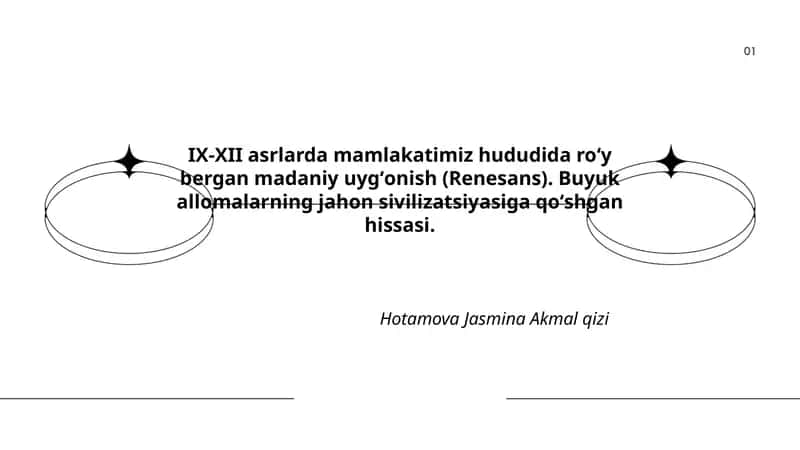 IX-XII asrlarda mamlakatimiz hududida roʻy bergan madaniy uygʻonish (Renesans)