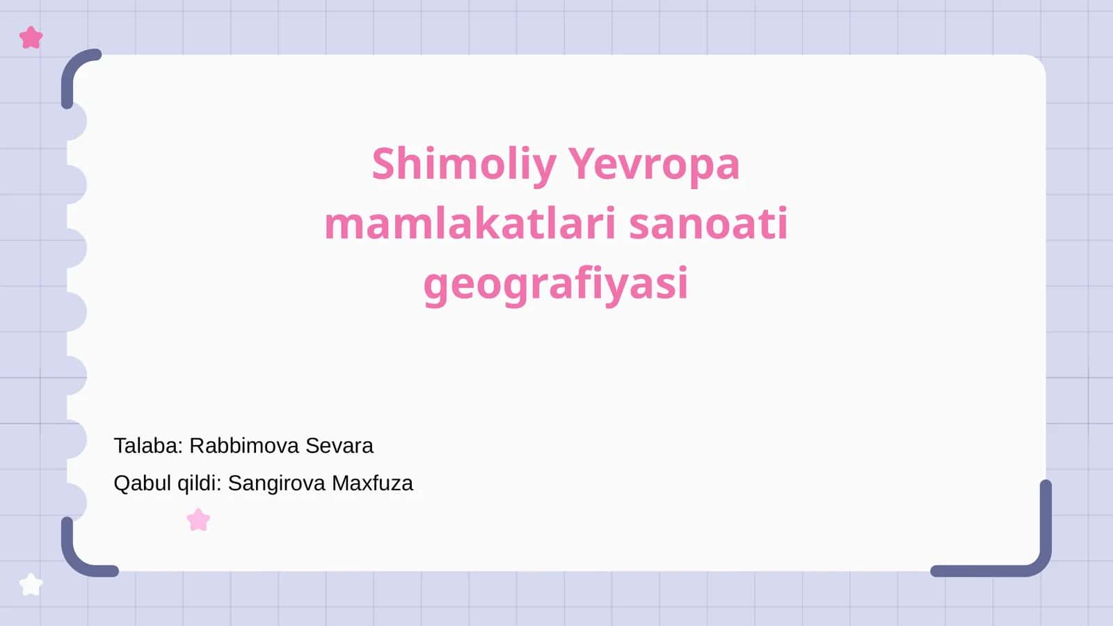 Shimoliy Yevropa mamlakatlari sanoati geografiyasi