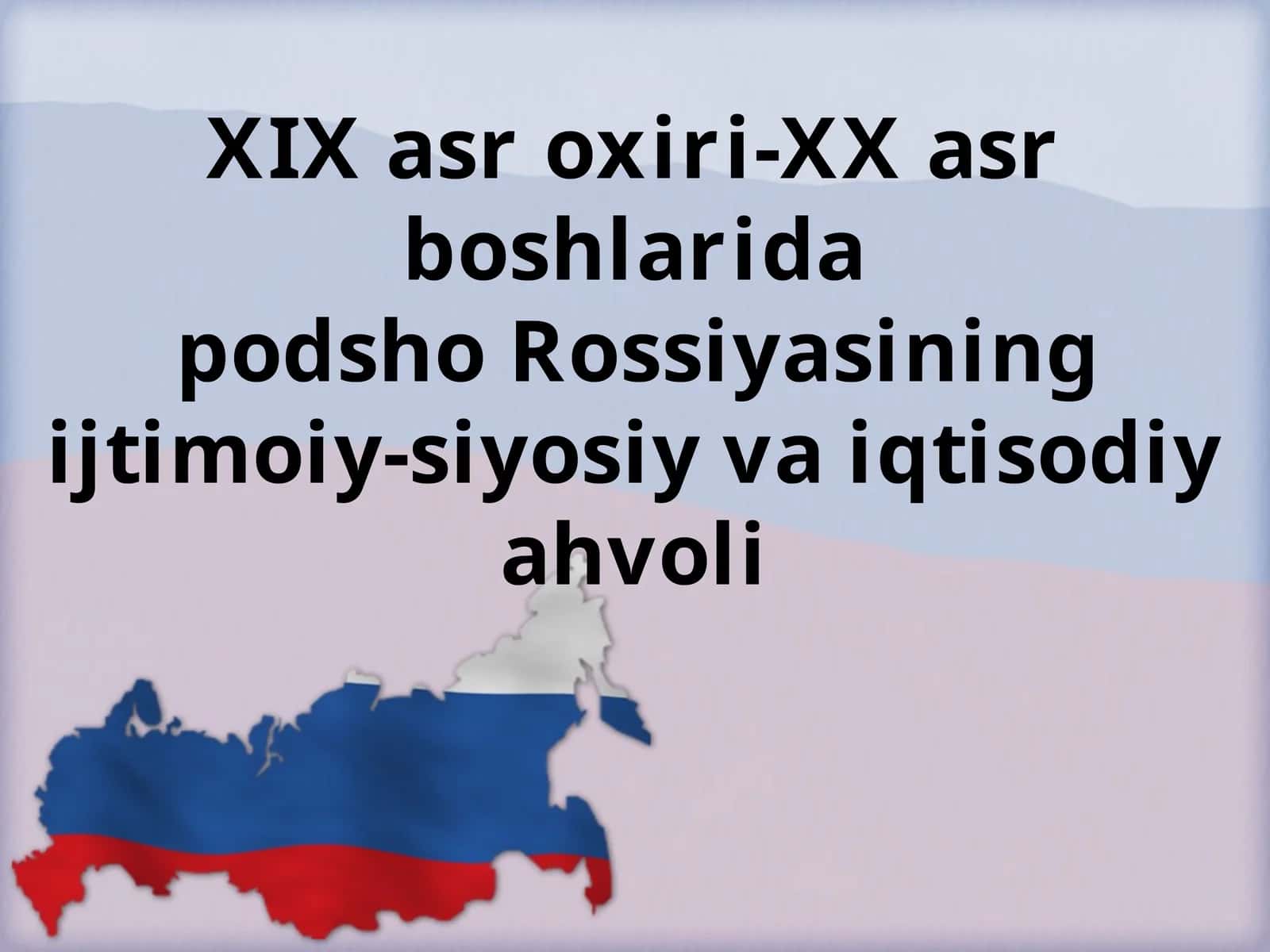 Podsho hokimiyati Rossiyada