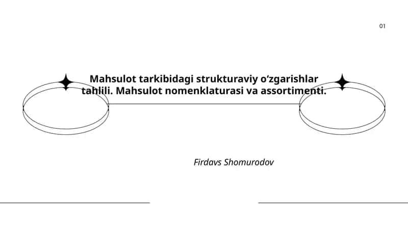 Mahsulot tarkibidagi strukturaviy oʻzgarishlar tahlili