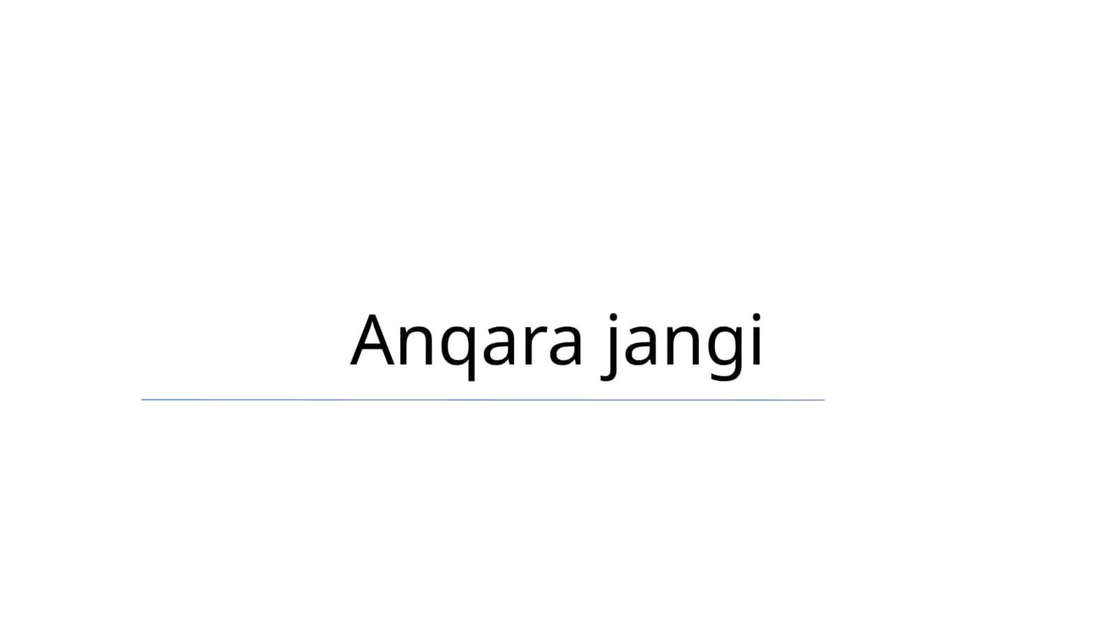 Anqara jangi