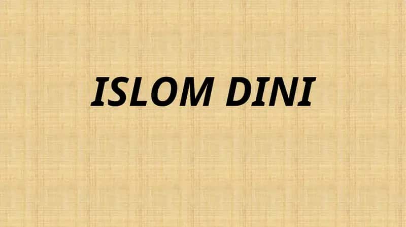 ISLOM DINI
