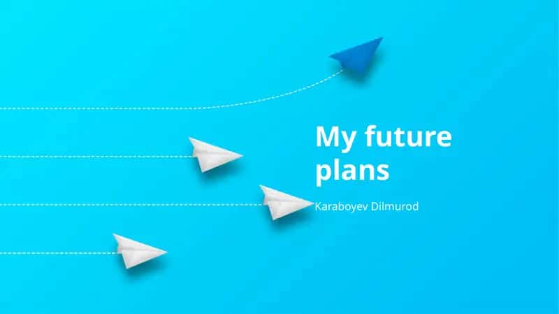 My future plans