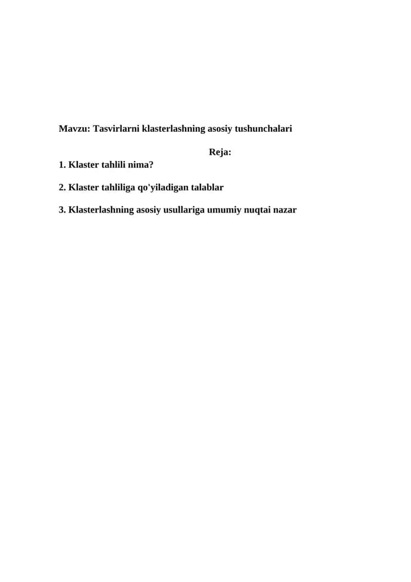 Klaster tahlili