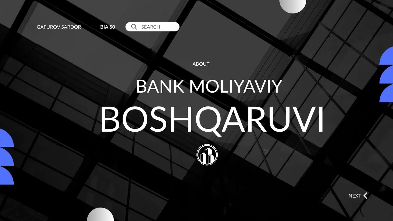 Bank moliyaviy boshqaruvi