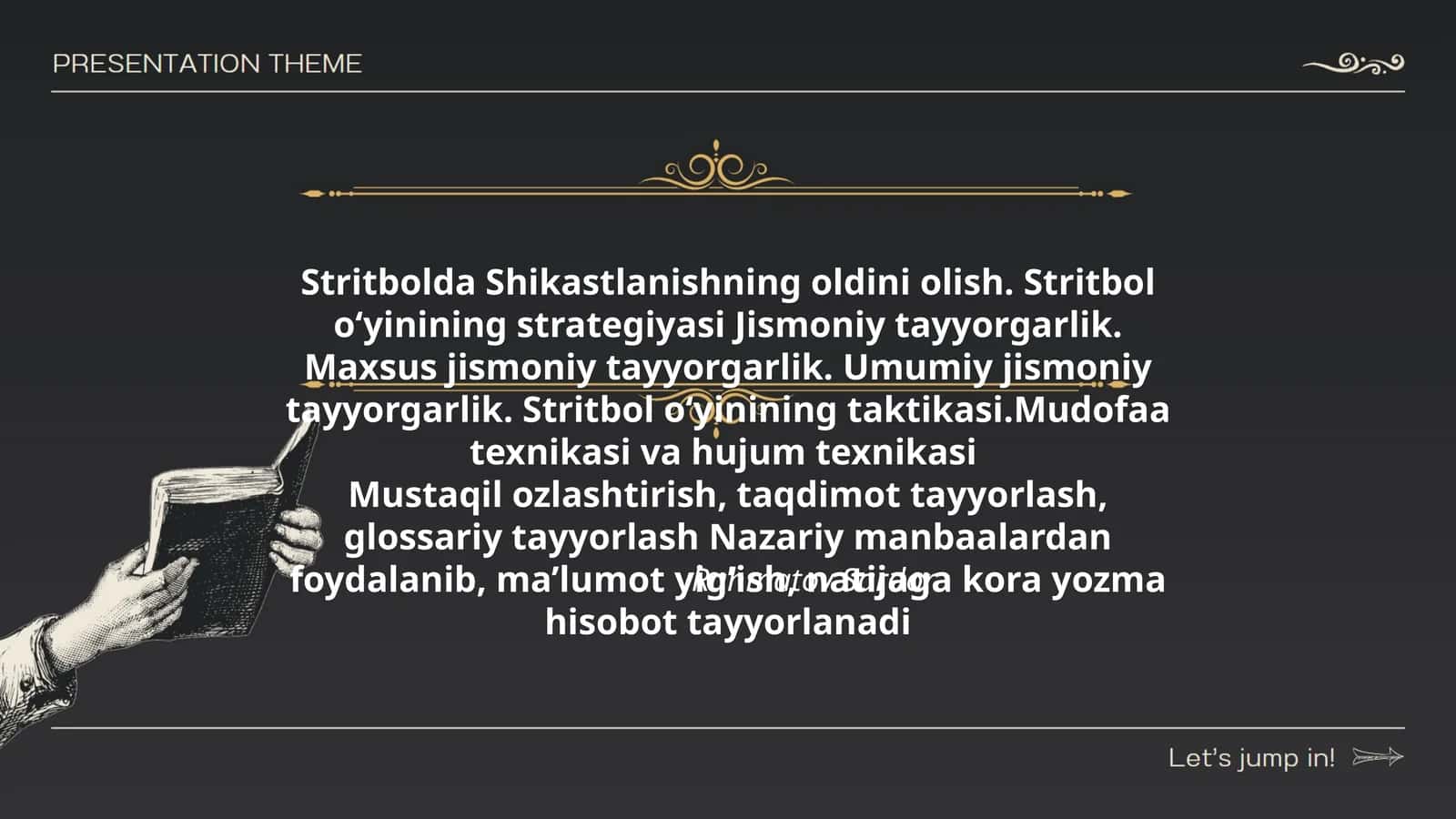 Stritbolda Shikastlanishning oldini olish