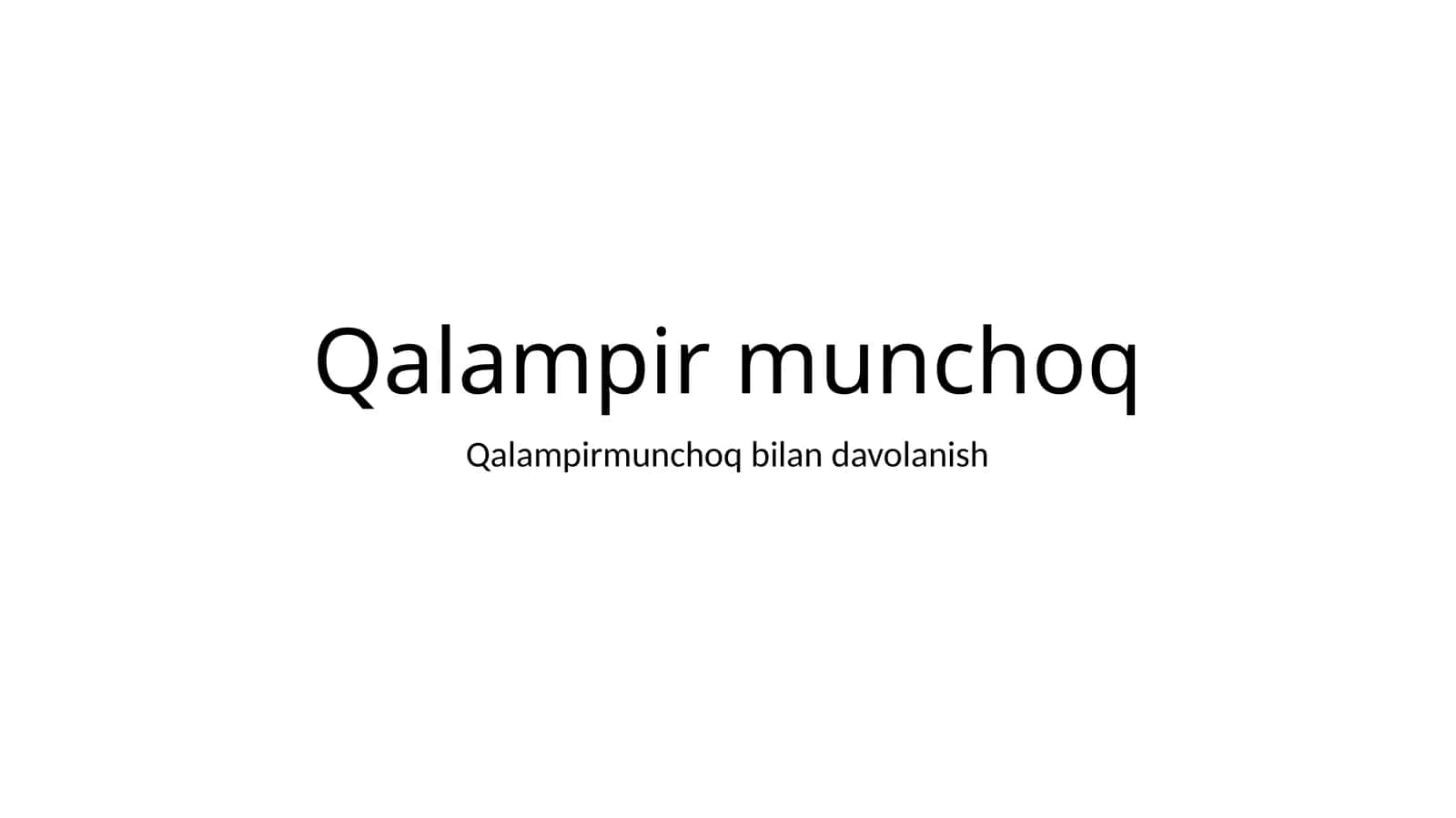 Qalampirmunchoq