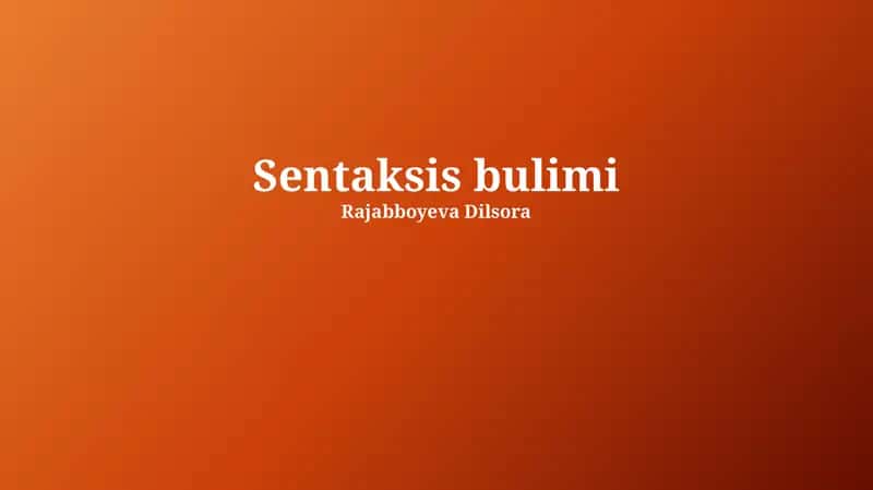 Sentaksis bulimi