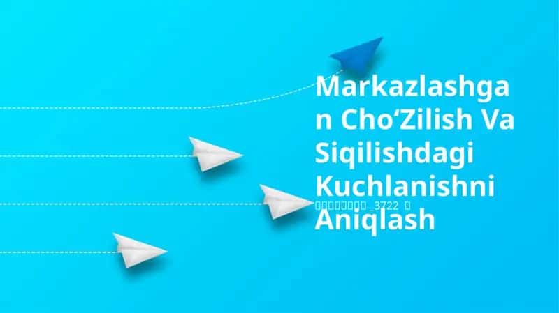 Markazlashgan ChoʻZilish Va Siqilishdagi Kuchlanishni Aniqlash