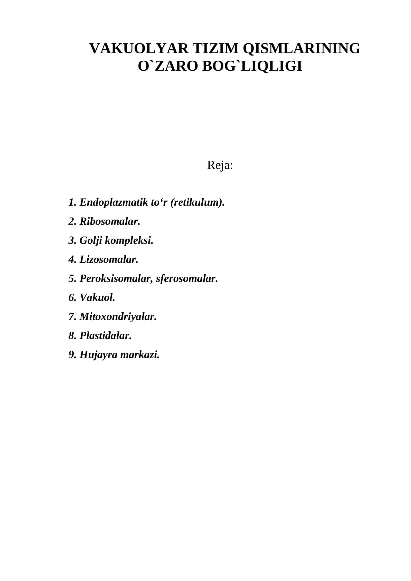 Hujayra organoidlari