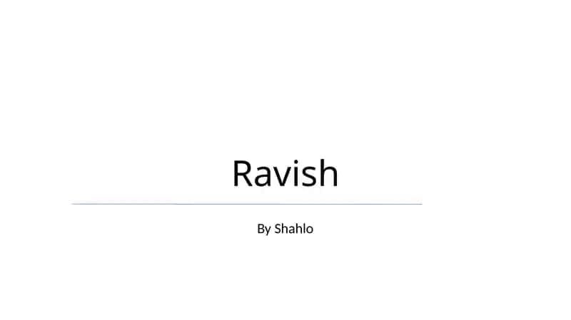 Ravish