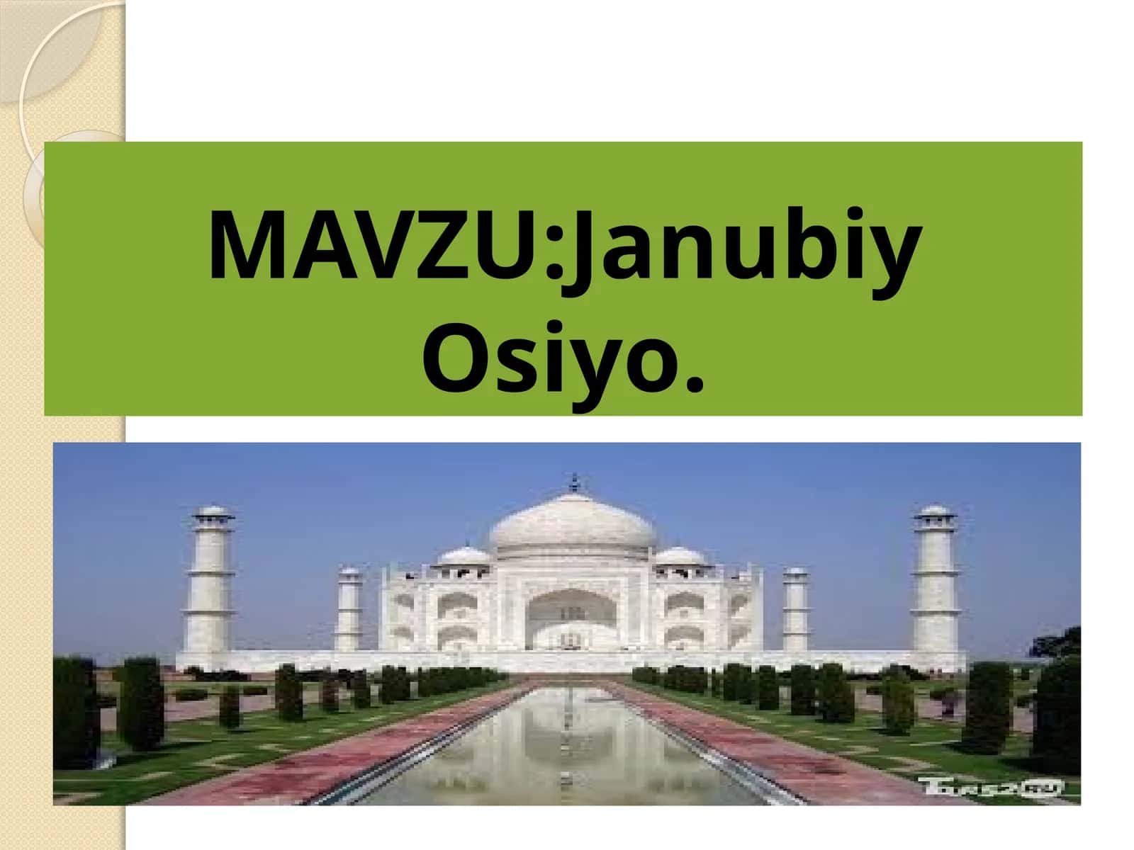 Janubiy Osiyo