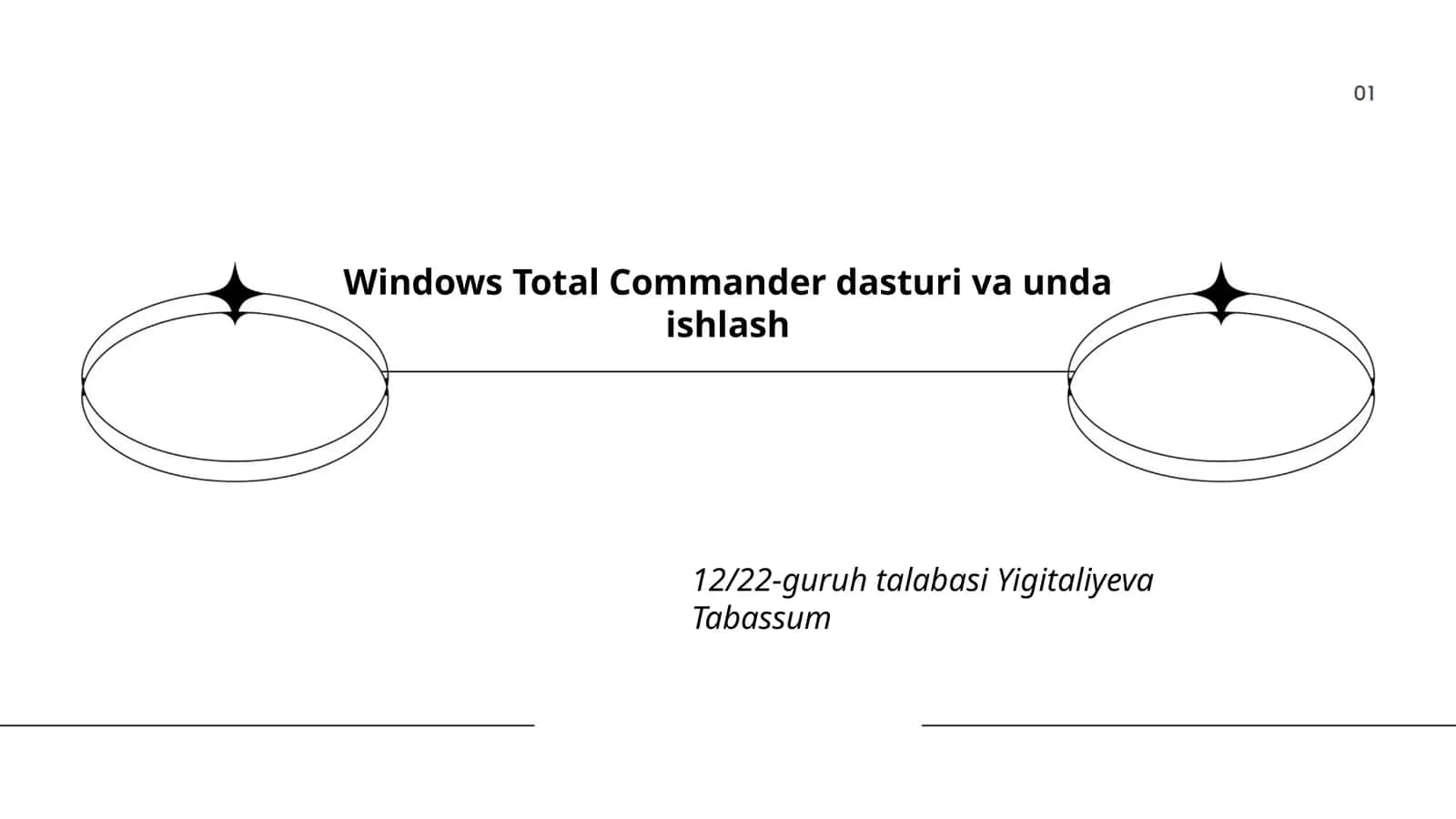 Windows Total Commander dasturi va unda ishlash
