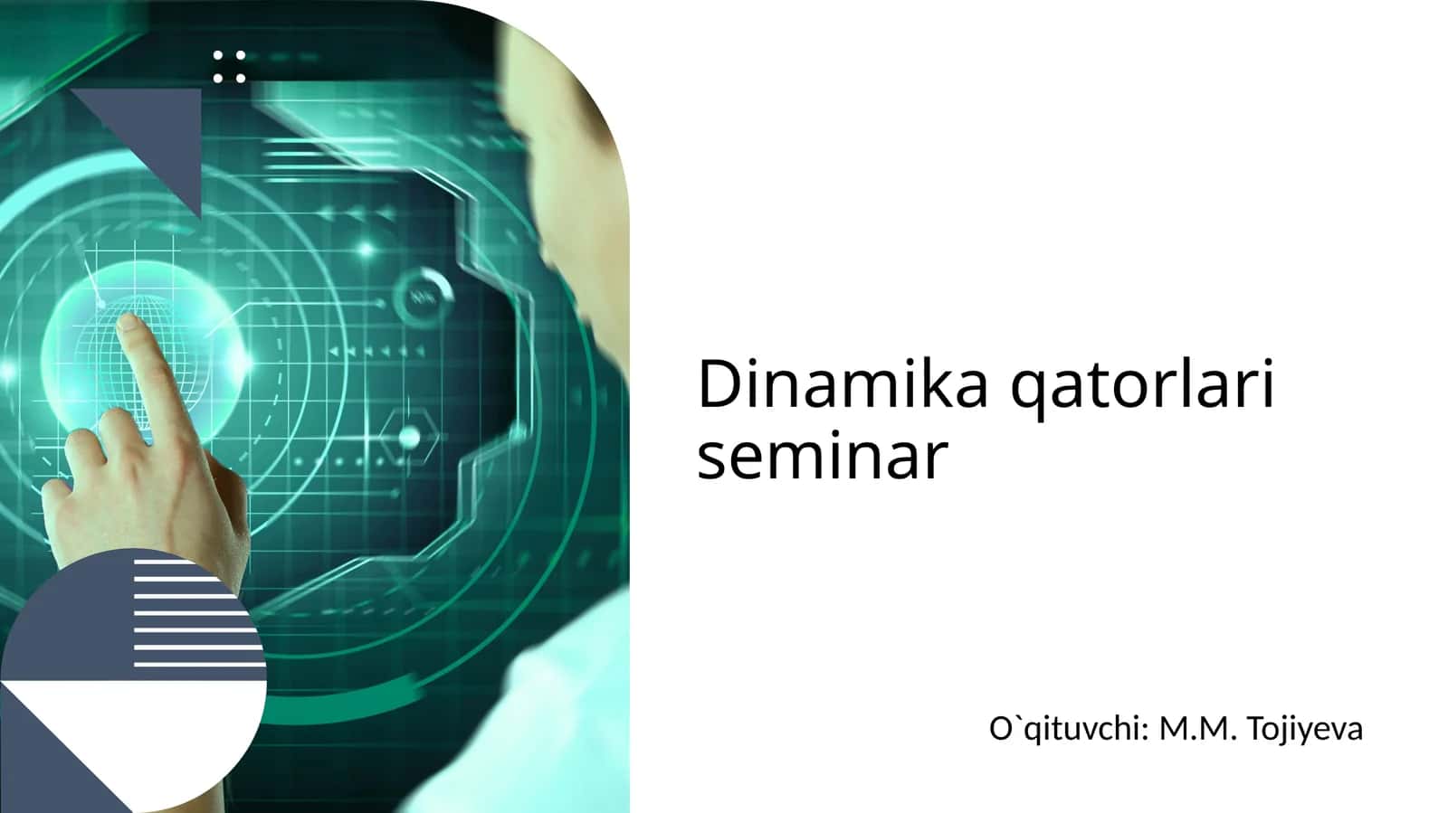 Dinamika qatorlari seminar
