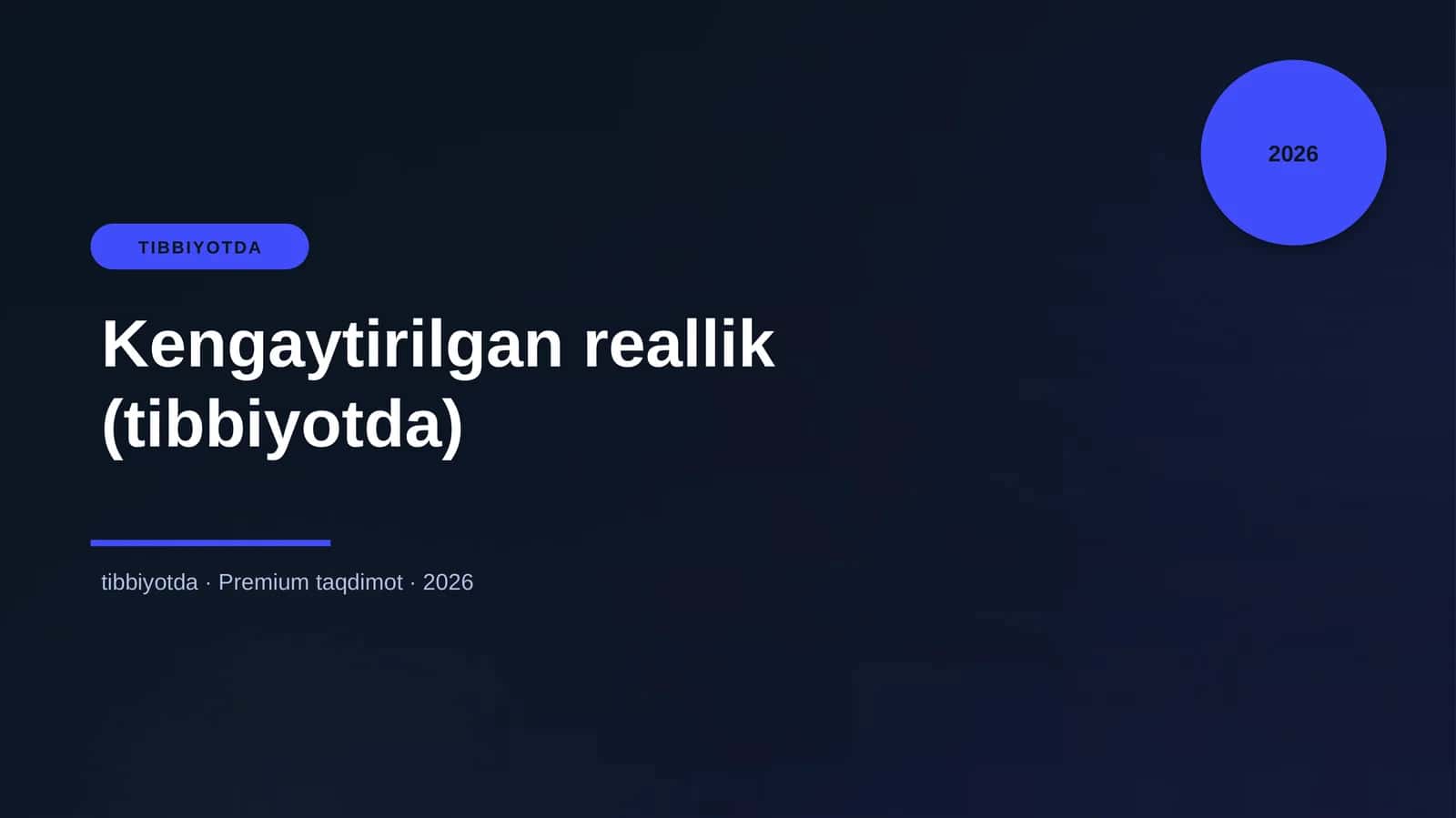 Kengaytirilgan reallik (tibbiyotda)