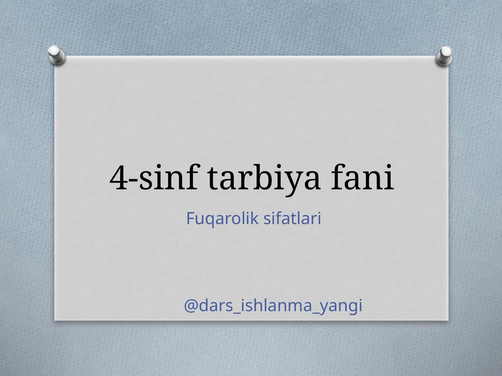 FUQAROLIK SIFATLARI