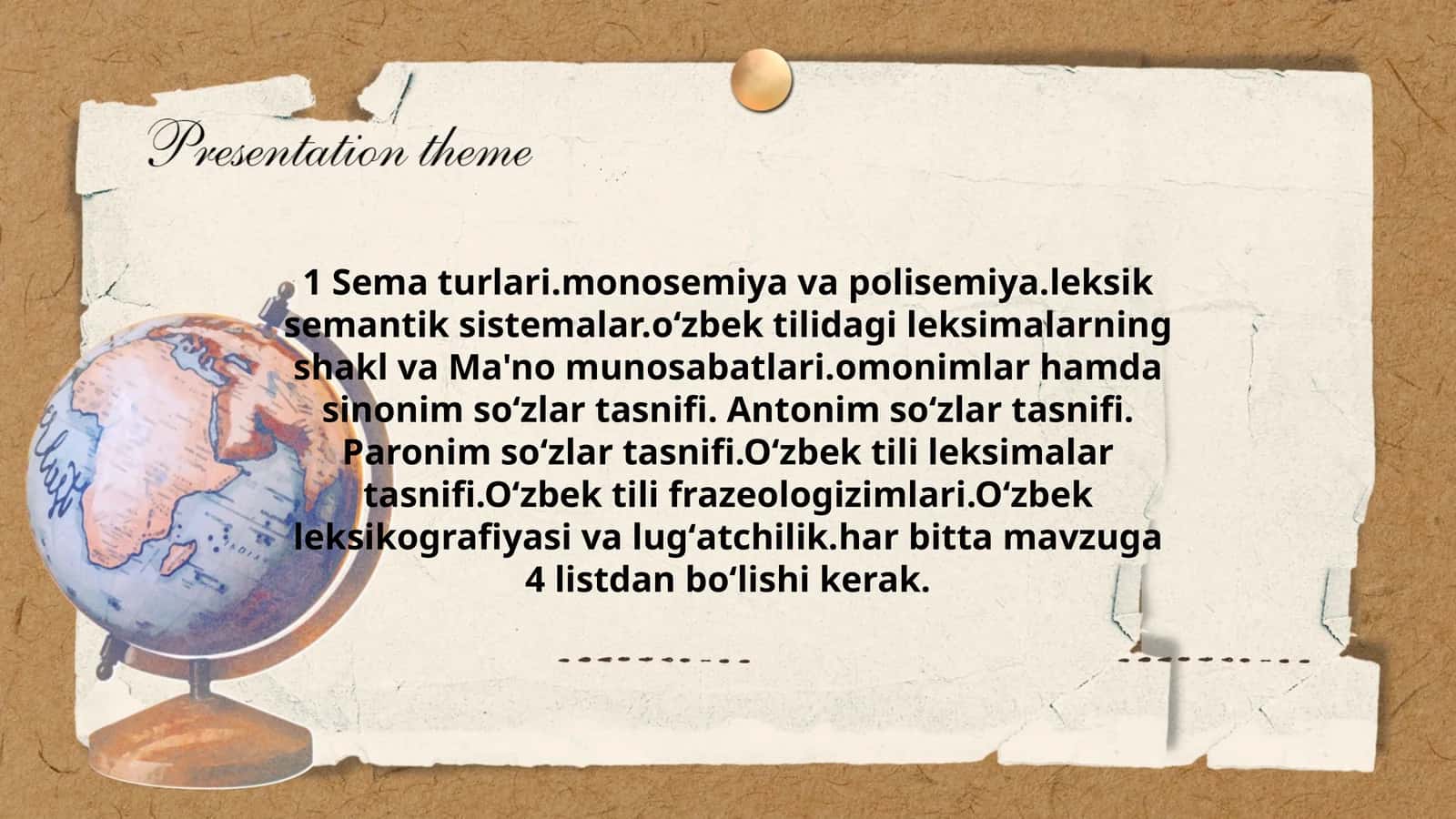 Oʻzbek tili leksikografik turlari