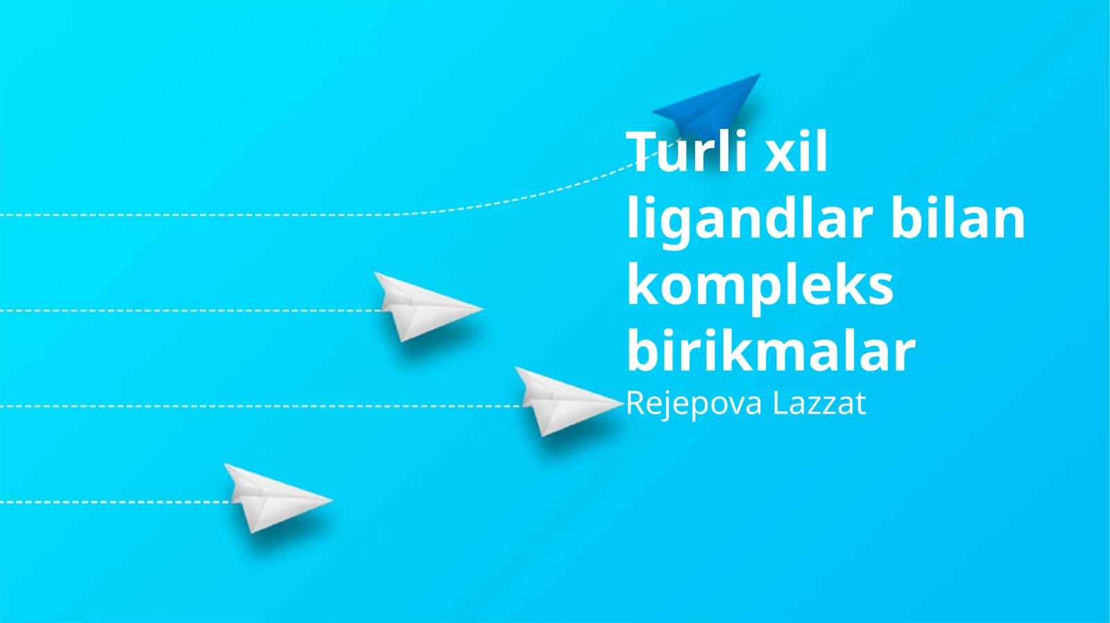 Turli xil ligandlar bilan kompleks birikmalar