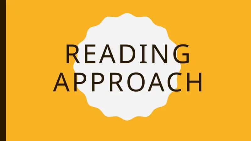 Reading Approach