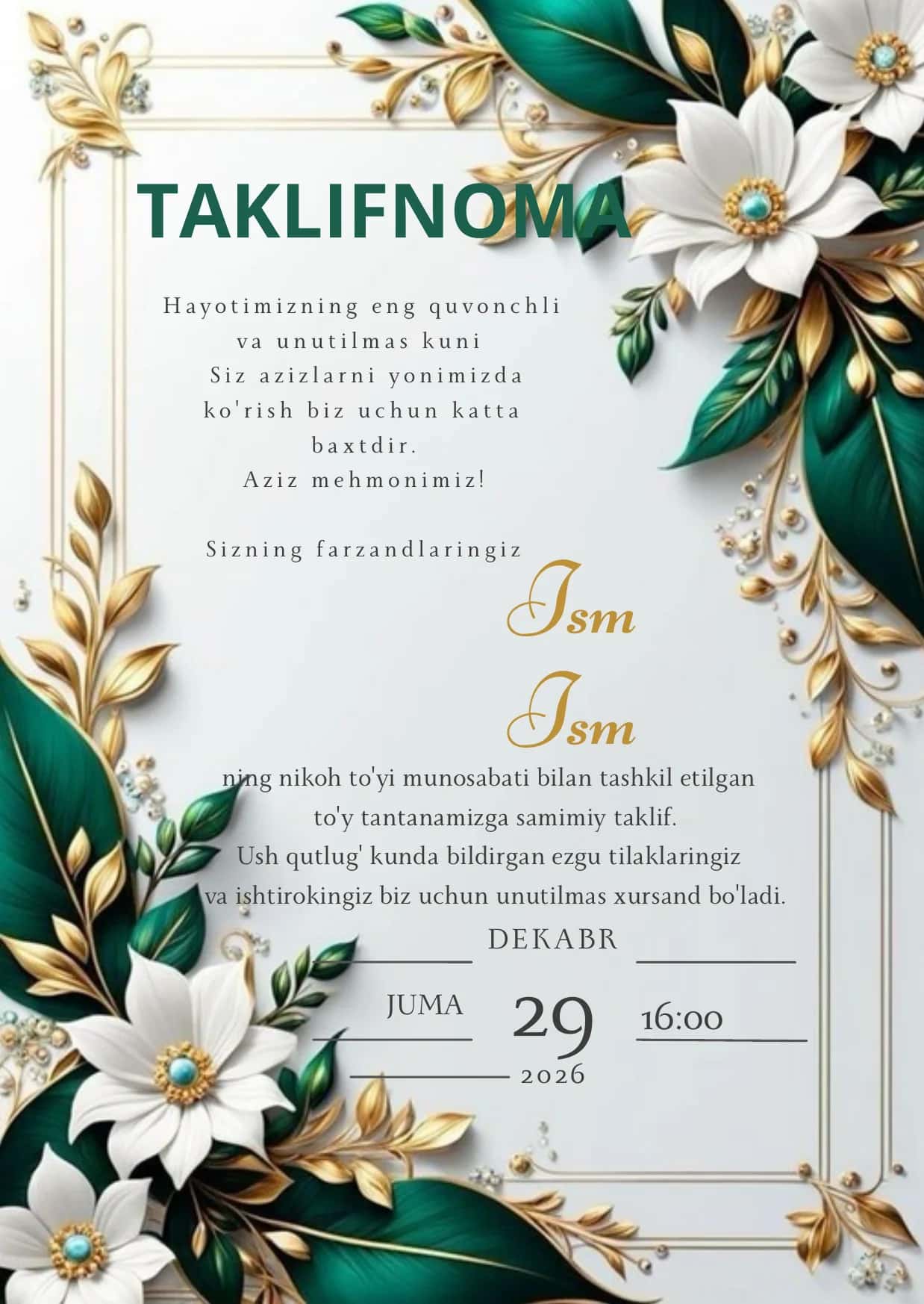 TAKLIFNOMA