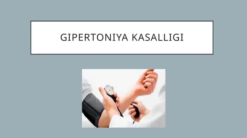GIPERTONIYA KASALLIGI