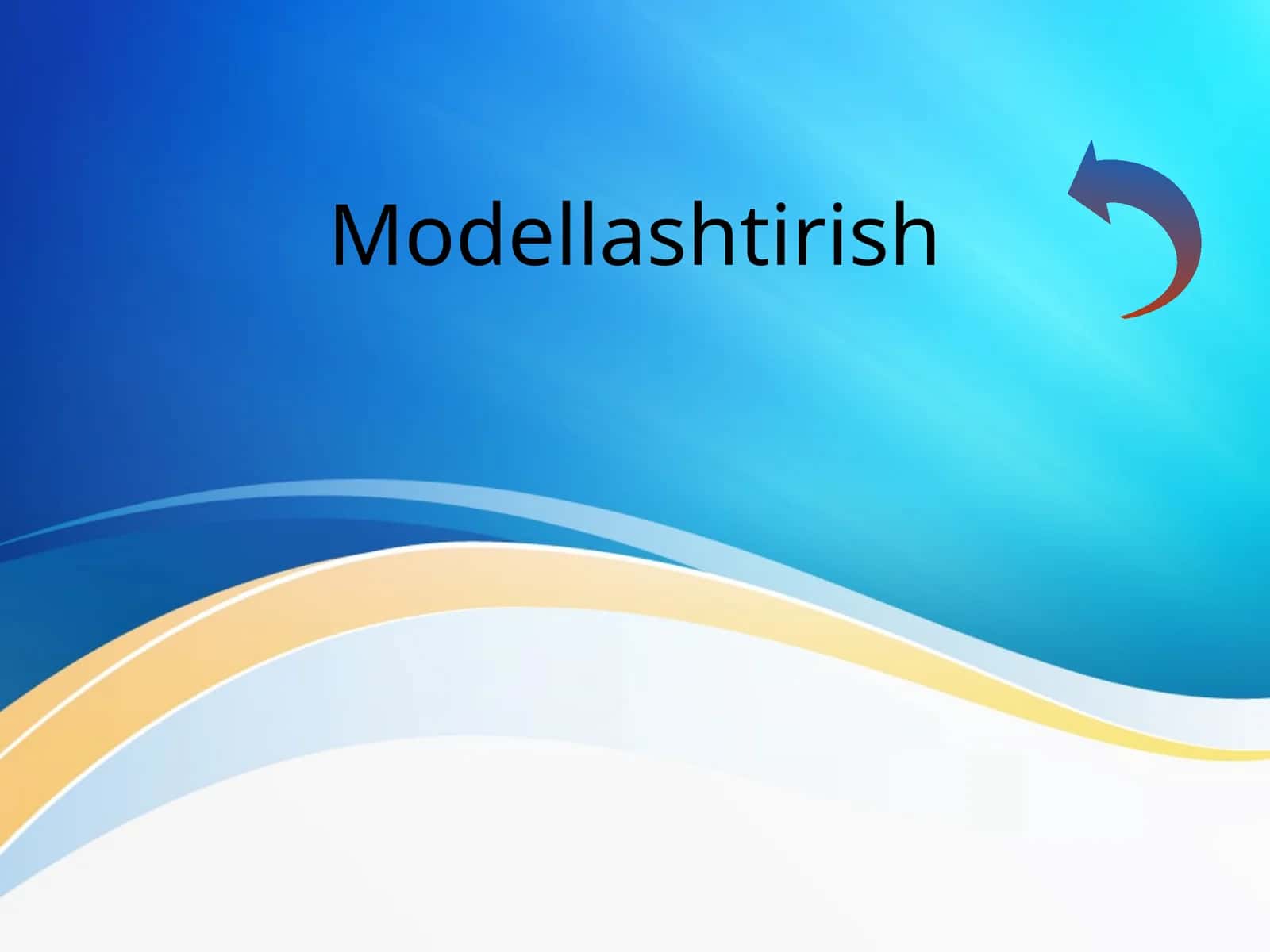 Modellashtirish