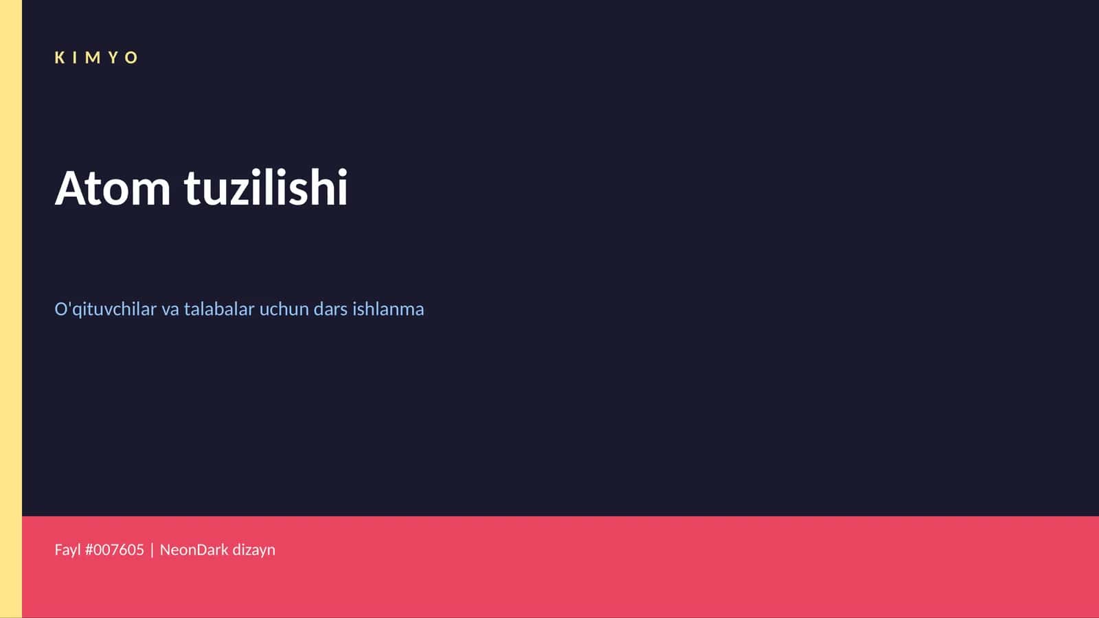 Atom tuzilishi